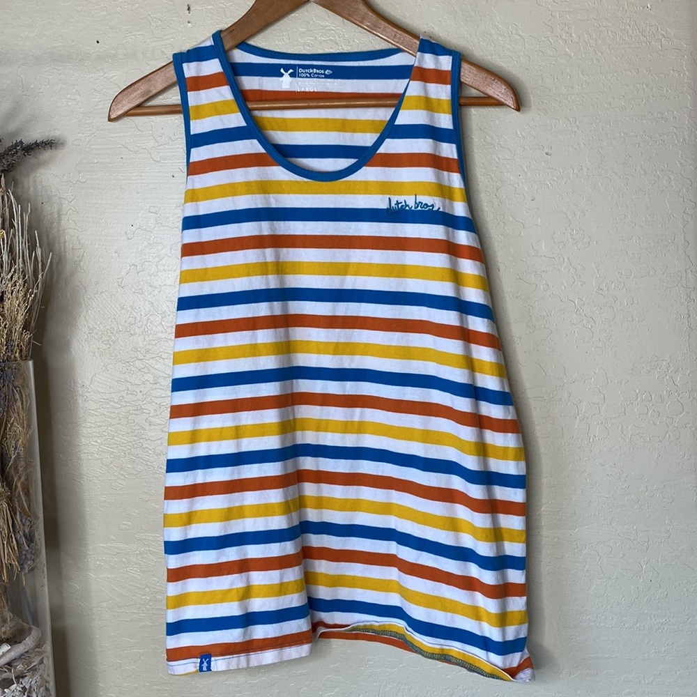 Dutch Bros tank stripes